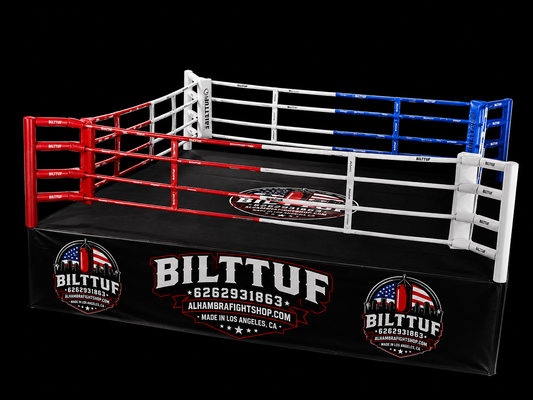 Heavy Duty Deluxe Silent Boxing Ring 20' x 20' Low Boy